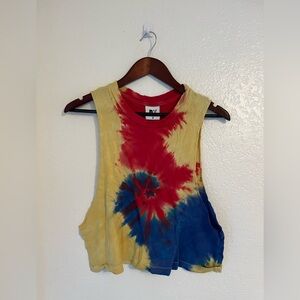 Rebel Yell Red, Yellow, and Blue Muscle Tee